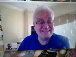I love Facetiming with my parents... especially when my Dad makes funny faces at the camera! :)